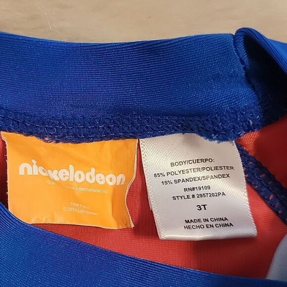 NICKELODEON PAW PATROL 2-PIECE SWIM TRUNKS AND RASHGUARD, SIZE 3T - Picture 3 of 7